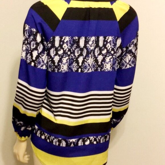 Calvin Klein Womens Button Front Blouse Small - Picture 5 of 10